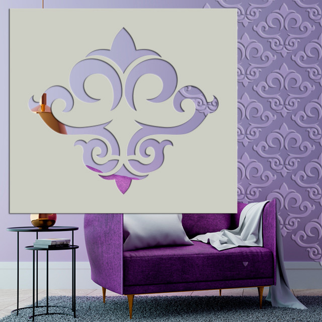 Трафарет для стін товстий 3 мм створює безшовні малюнки на стінах з об'ємом (600х540), фото 1