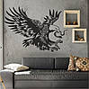 Трафарет для фарбування малюнку на стіні Орел та змія одноразовий із самоклеючої плівки 115 х 160 см, фото 5