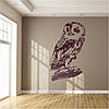 Трафарет для фарбування малюнку на стіні Сова одноразовий з самоклеючої плівки 155 х 95 см, фото 5