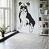 Трафарет для фарбування малюнку на стіні Собачка одноразовий із самоклеючої плівки 170 х 95 см, фото 6
