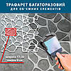 Трафарет для стін для штукатурки декоративний багаторазовий (500х500), фото 4