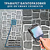 Трафарет для стін для штукатурки, декоративний багаторазовий, пластиковий  Трафарет для стін (406х600), фото 4
