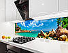 Панелі на кухонний фартух ПЕТ гавань на березі, з двостороннім скотчем 62 х 305 см, 1,2 мм, фото 6
