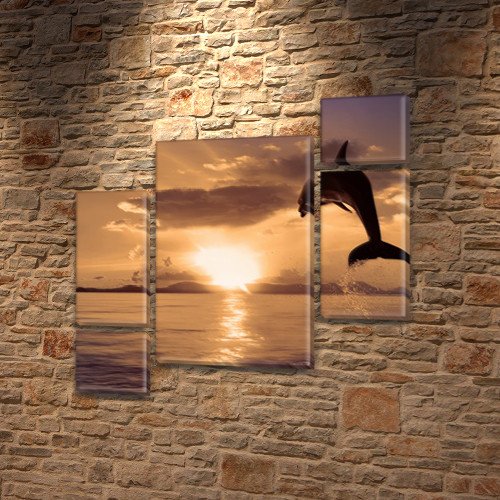 Модульні картини харків на ПВХ тканини, 120x130 см, (60x30-2/25х30-2/95x65), фото 1