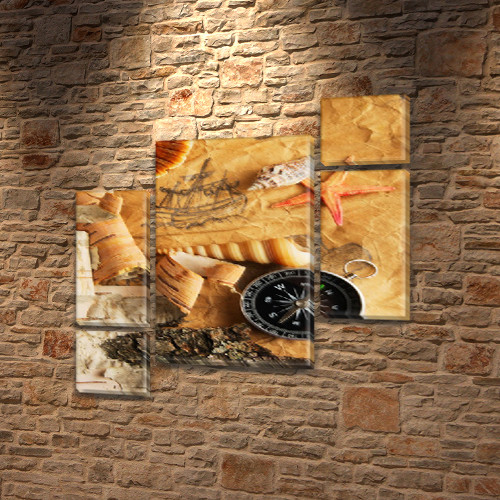 Картини модульні на Полотні, 120x130 см, (60x30-2/25х30-2/95x65), фото 1