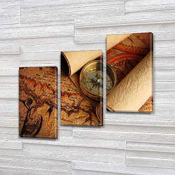 Модульні картини для кухні на Полотні, 85х95 см, (60x30-3)