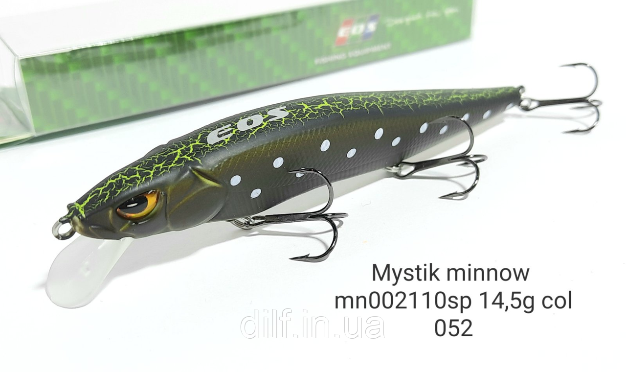 Воблер EOS Mystik minnow Slow 110sf 14.1g заглубление 0.8-1.2м (колір 052), фото 1