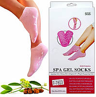 Носки увлажняющие гелевые с маслом жожоба Spa Gel Socks, цвета в ассортименте (100)