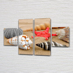 Модульні картини на кухню на Полотні, 80x130 см, (40x30-2/80х30-2)