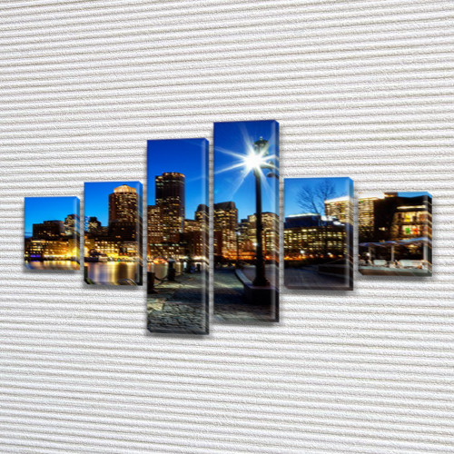 Модульні триптих картини, на ПВХ тканини, 100x160 см, (35x25-2/45х25-2/90x25-2), фото 1