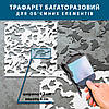 Трафарет для стін товстий 3 мм під венеціанську штукатурку багаторазовий, безшовний (530х510), фото 2