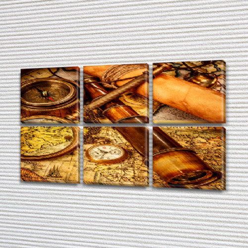 Модульні картини купити україна на Полотні, 72x110 см, (35x35-6), фото 1