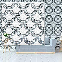 Трафарет для стін для створення малюнків у обсязі з фарбуванням, пластиковий Трафарет для стін (500х500)