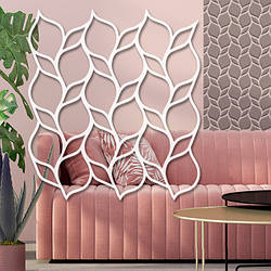 Трафарет для стін для штукатурки, фарбування декоративний багаторазовий, пластиковий Трафарет для стін (445х400)