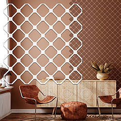 Трафарет для стін з мозаїкою багаторазовий для декорування штукатуркою (536х523)