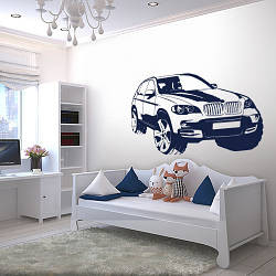 Трафарет для фарбування малюнку на стіні автомобіль одноразовий з самоклеючої плівки у двох розмірах 150 х 85 см