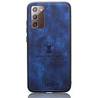 Чехол Deer Case для Samsung Galaxy Note 20 Blue UQ, код: 6513374
