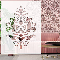 Трафарет для стін тонкий 1 мм для створення об'ємних малюнків на стінах (600х450)
