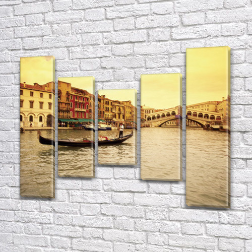 Модульні картини, на ПВХ тканини, 80x100 см, (80x18-2/55х18-2/40x18), фото 1