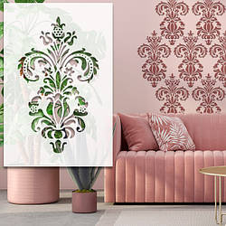 Трафарет для стін для штукатурки декоративний багаторазовий (600х400)