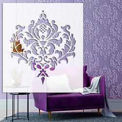 Трафарет для стін для штукатурки декоративний багаторазовий (600х540)