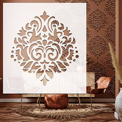 Трафарет для стін для штукатурки декоративний багаторазовий (600х550)