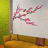 Трафарет для фарбування малюнку на стіні сакура одноразовий з самоклеючої плівки 116 х 145 см, фото 8