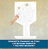 Трафарет для фарбування малюнку на стіні дерево одноразовий з самоклеющей плівки в двох розмірах 203 х 116 см, фото 3