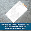 Трафарет для фарбування малюнку на стіні Спайдермен одноразовий з самоклеющей плівки в двох розмірах 185 х 155 см, фото 3