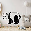 Трафарет для фарбування малюнку на стіні панда одноразовий з самоклеючої плівки 143 х 95 см, фото 5