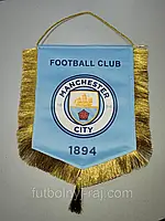 Вымпел футбольный с бахромой FC Manchester City