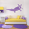 Трафарет для фарбування малюнку на стіні літака в дитячу кімнату одноразовий самоклеючий, фото 3