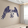 Трафарет для фарбування малюнку на стіні Дівчина-ангел одноразовий з самоклеючої плівки 95 х 180 см, фото 6