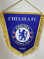 Вымпел тканевой с бахромой FC Chelsea