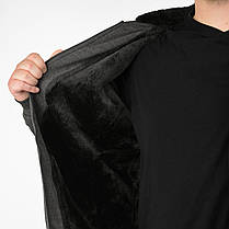 Чоловіча толстовка з капюшоном Тепла спортивна кофта на хутрі у великих розмірах 4XL — 8XL Tovta, фото 3