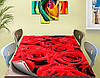 Покриття захист для столу м'яке скло з фотодруком Червоні троянди 60 х 100 см (12 мм), фото 4