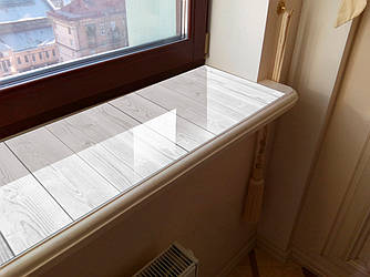 Покриття захист для підвіконня, м’яке скло з фотодруком 35х100 см ПО-tx22-0002