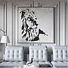 Трафарет для фарбування малюнку на стіні Лев одноразовий із самоклеючої плівки 140 х 115 см, фото 5