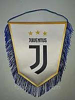 Вымпел тканевой с бахромой FC Juventus