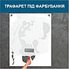 Трафарет для фарбування малюнку на стіні Закохана пара одноразовий із самоклеючої плівки 150 х 115 см, фото 4