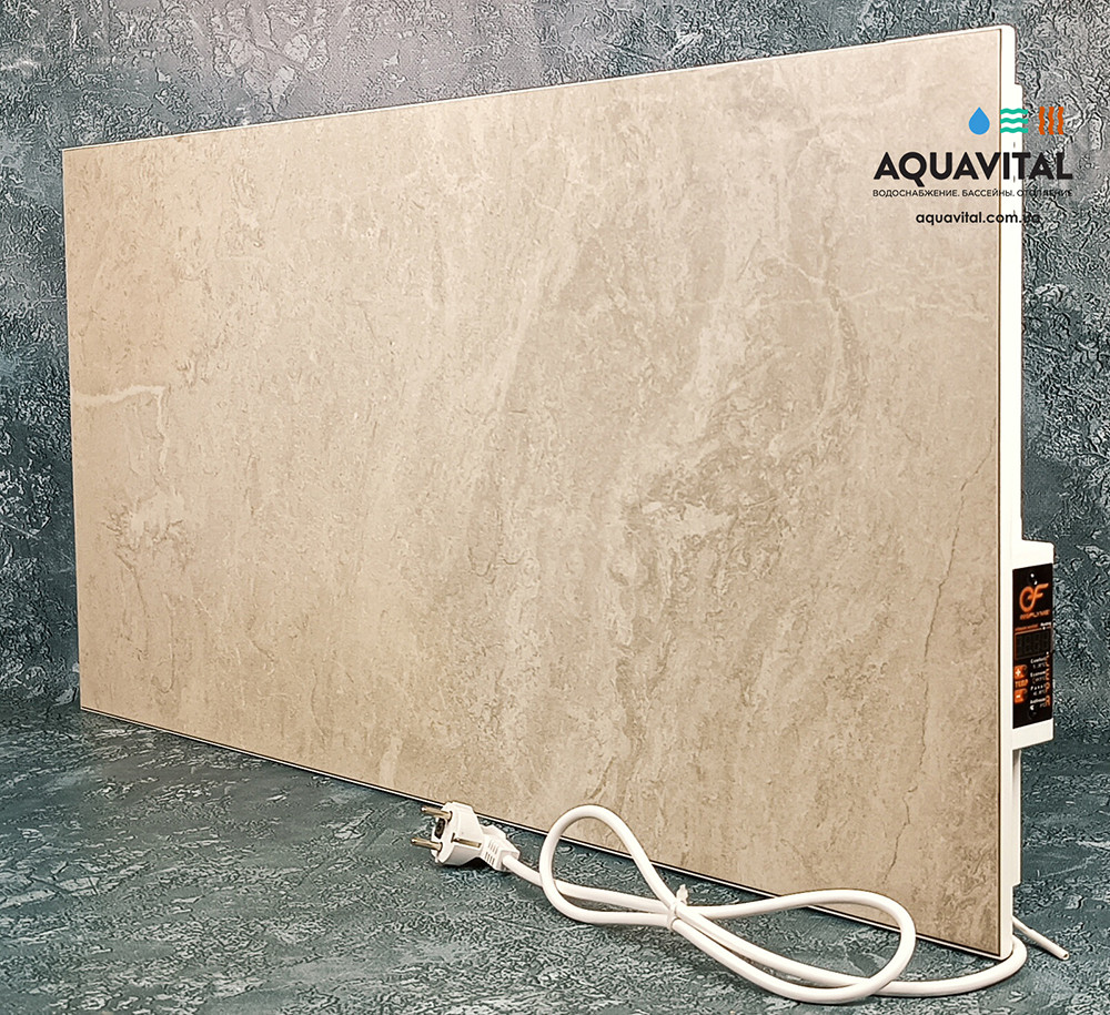 Керамічна опалювальна панель FLYME 600PBg (бежева) з програматором, фото 1