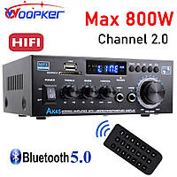 Woopker AK45 HiFi цифровий підсилювач максимальної потужності 90 Втx2 каналу 2,0 Bluetooth