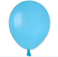 Кулька повітряна 13 см пастель КНР, колір блакитний