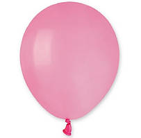 Кулька повітряна 25 см пастель КНР, колір рожевий