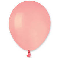 Кулька повітряна 25 см пастель КНР, колір дитячий рожевий