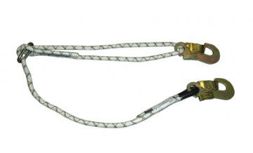 Строп-шнур с 2-мя карабинами (малый+малый) - фото 1 - id-p360512069