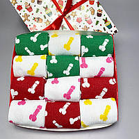 Тор! Подарочный набор женских носков на 12 пар 36-41 г. в праздничной коробке.