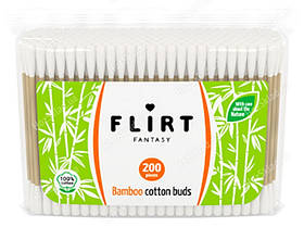 Ватні палички бамбук fantasy FLIRT 200 шт. в ZIP (3800213311378)