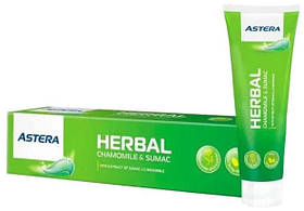 Зубна паста Astera Herbal Camomile&Sumac з екстрактом ромашки та сумаху 110г (3800013515112)