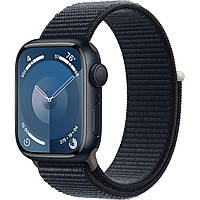 Смарт часы Apple Watch Series 9 GPS 41mm Midnight Aluminum Case w. Midnight Sport Loop (MR8Y3) эпл вотч 9